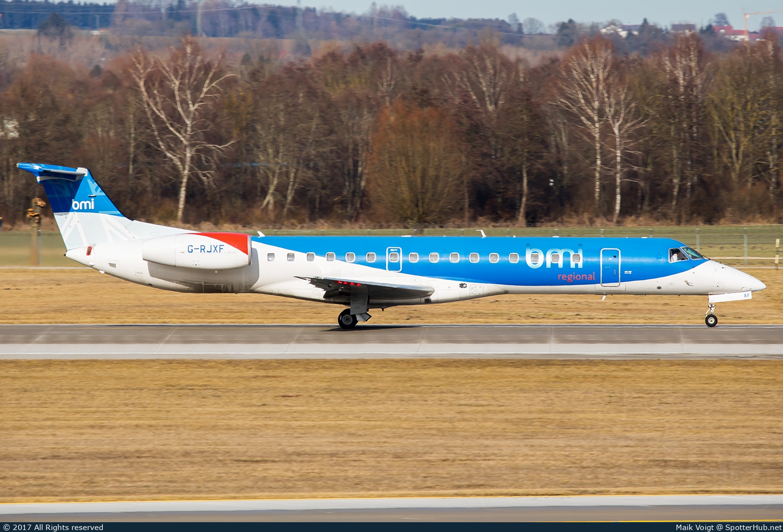 Photo of G-RJXF - Embraer ERJ-145EP operated by bmi Regional