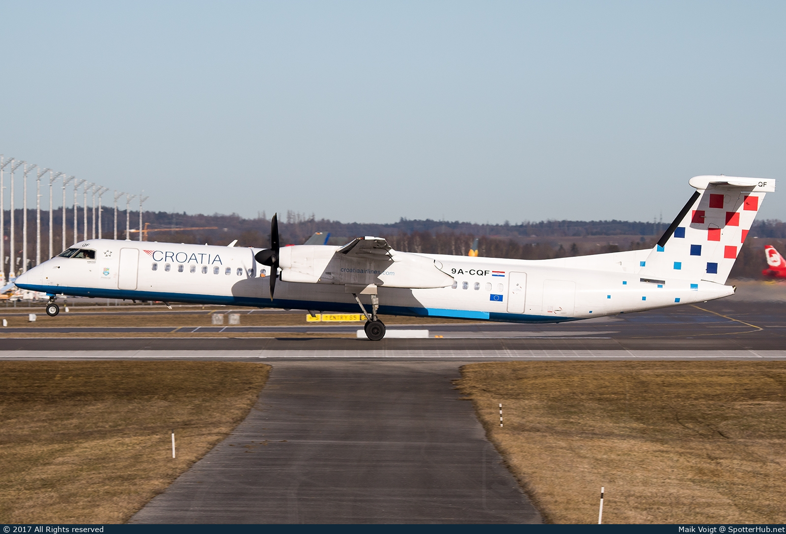 Photo of 9A-CQF - Bombardier DHC-8-402 Dash 8 Q400 operated by Croatia Airlines