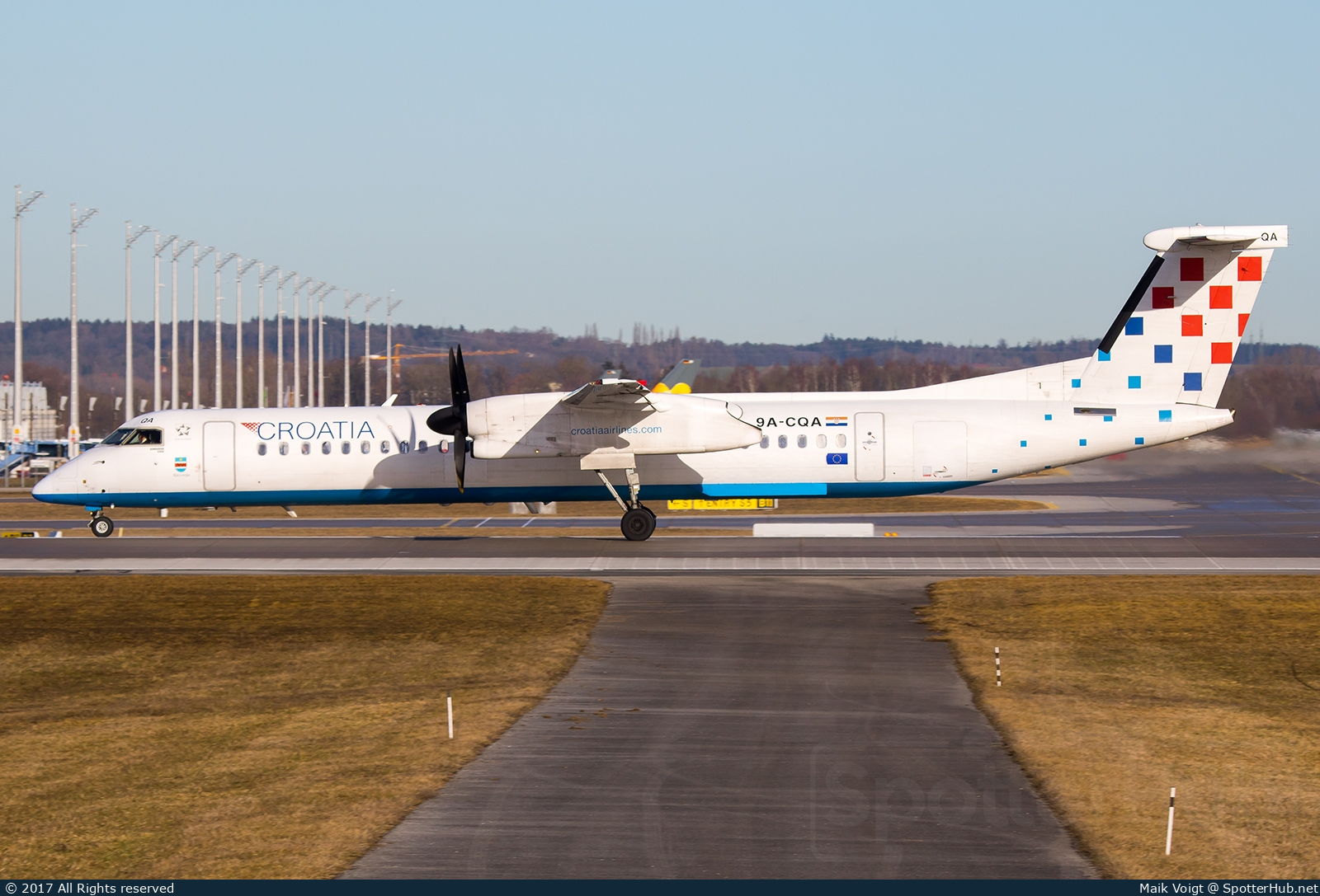 Photo of 9A-CQA - Bombardier DHC-8-402 Dash 8 Q400 operated by Croatia Airlines