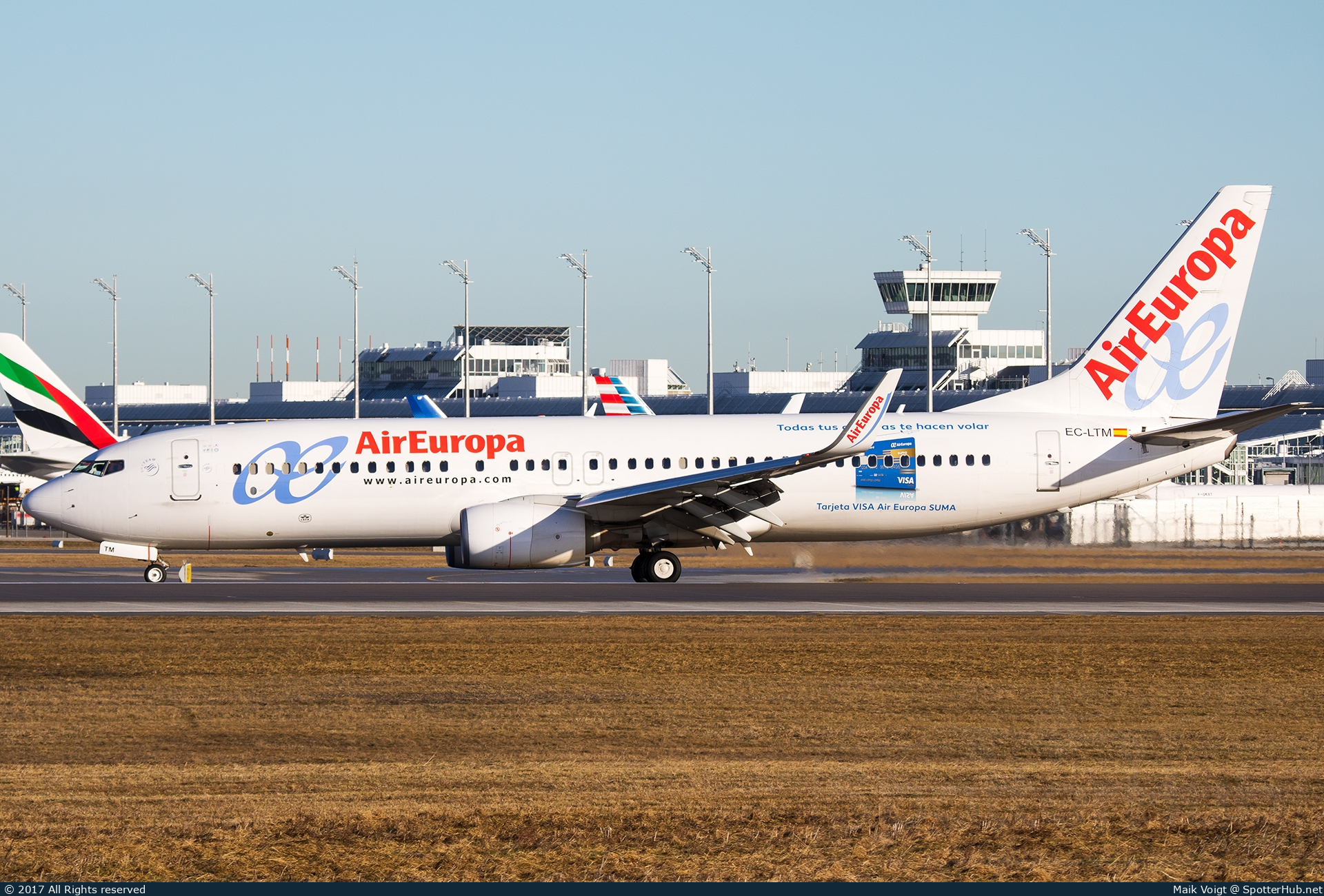 Photo of EC-LTM - Boeing 737-85P operated by Air Europa