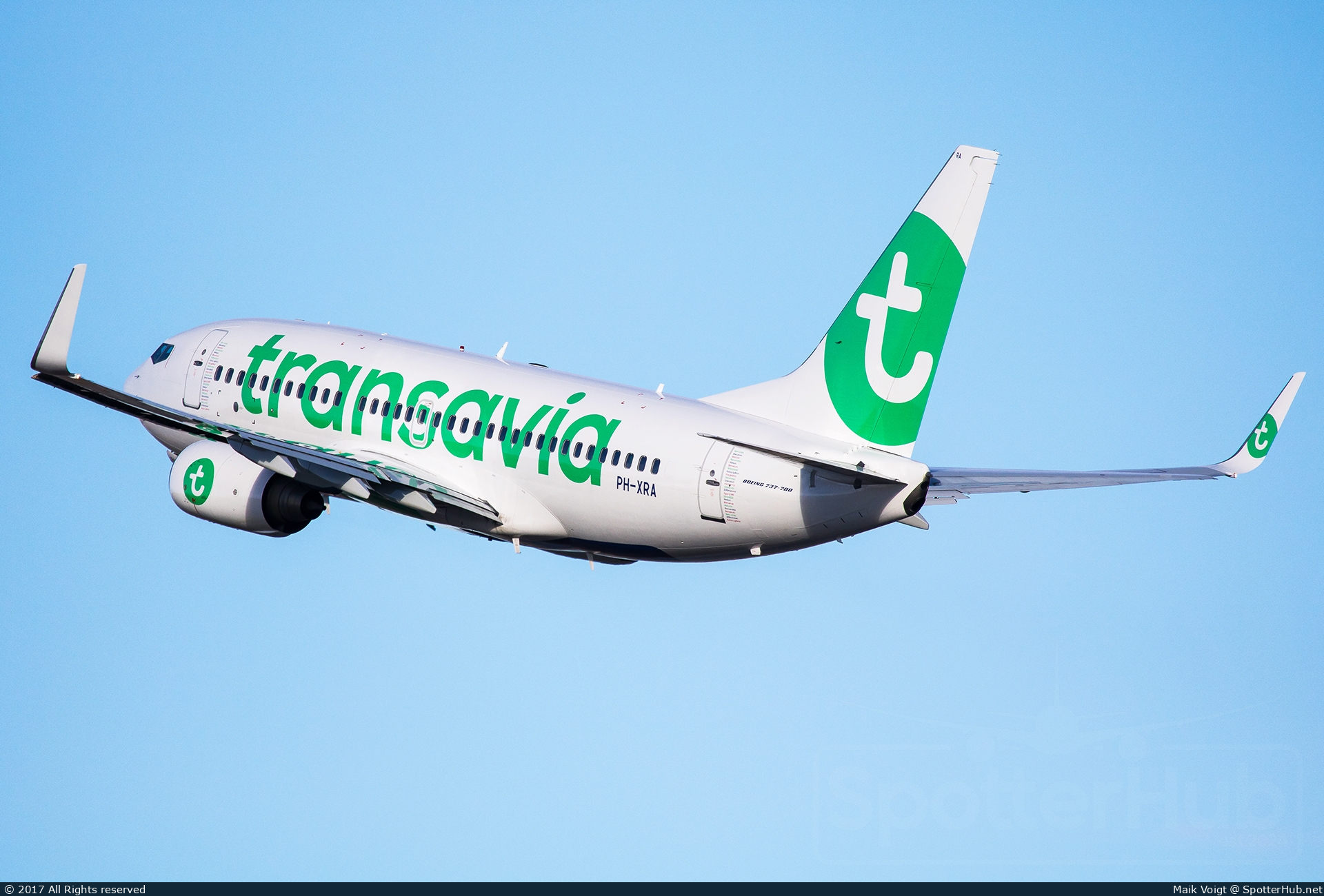 Photo of PH-XRA - Boeing 737-7K2 operated by Transavia