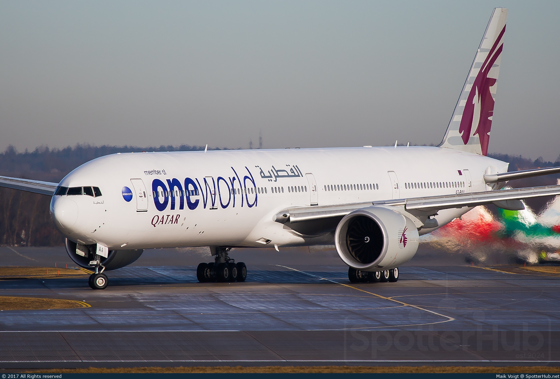 Photo of A7-BAA - Boeing 777-3DZ(ER) operated by Qatar Airways