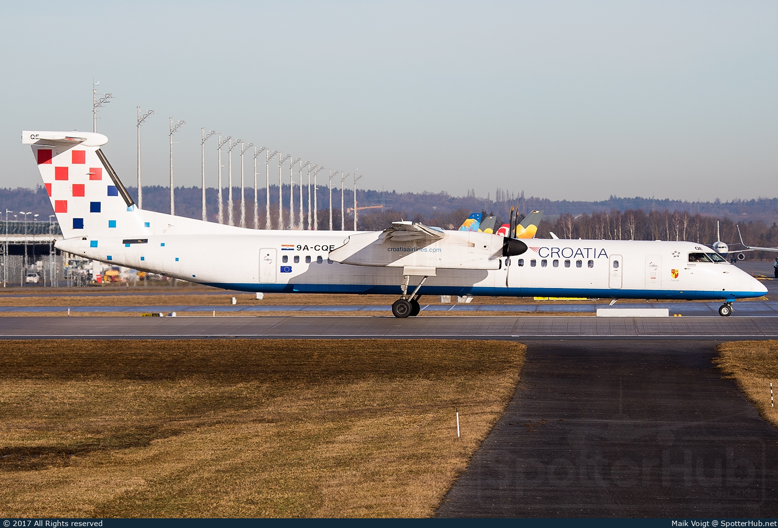 Photo of 9A-CQE - Bombardier DHC-8-402 Dash 8 Q400 operated by Croatia Airlines
