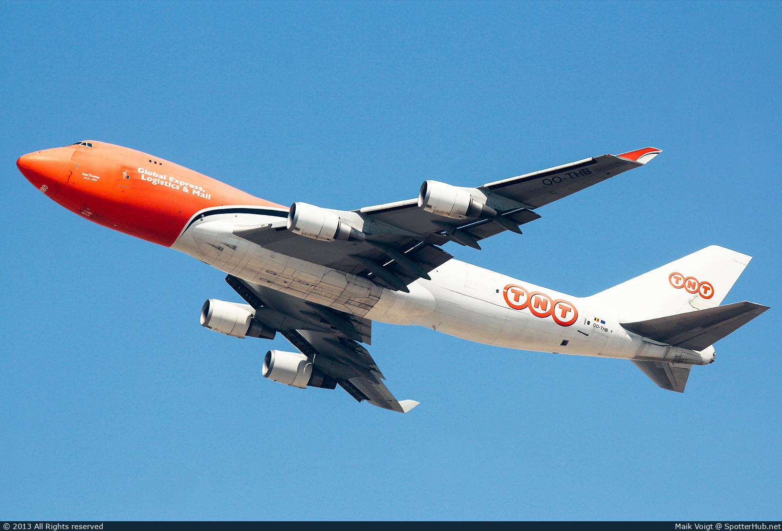 Photo of OO-THB - Boeing 747-4HAF(ER) operated by TNT Airways