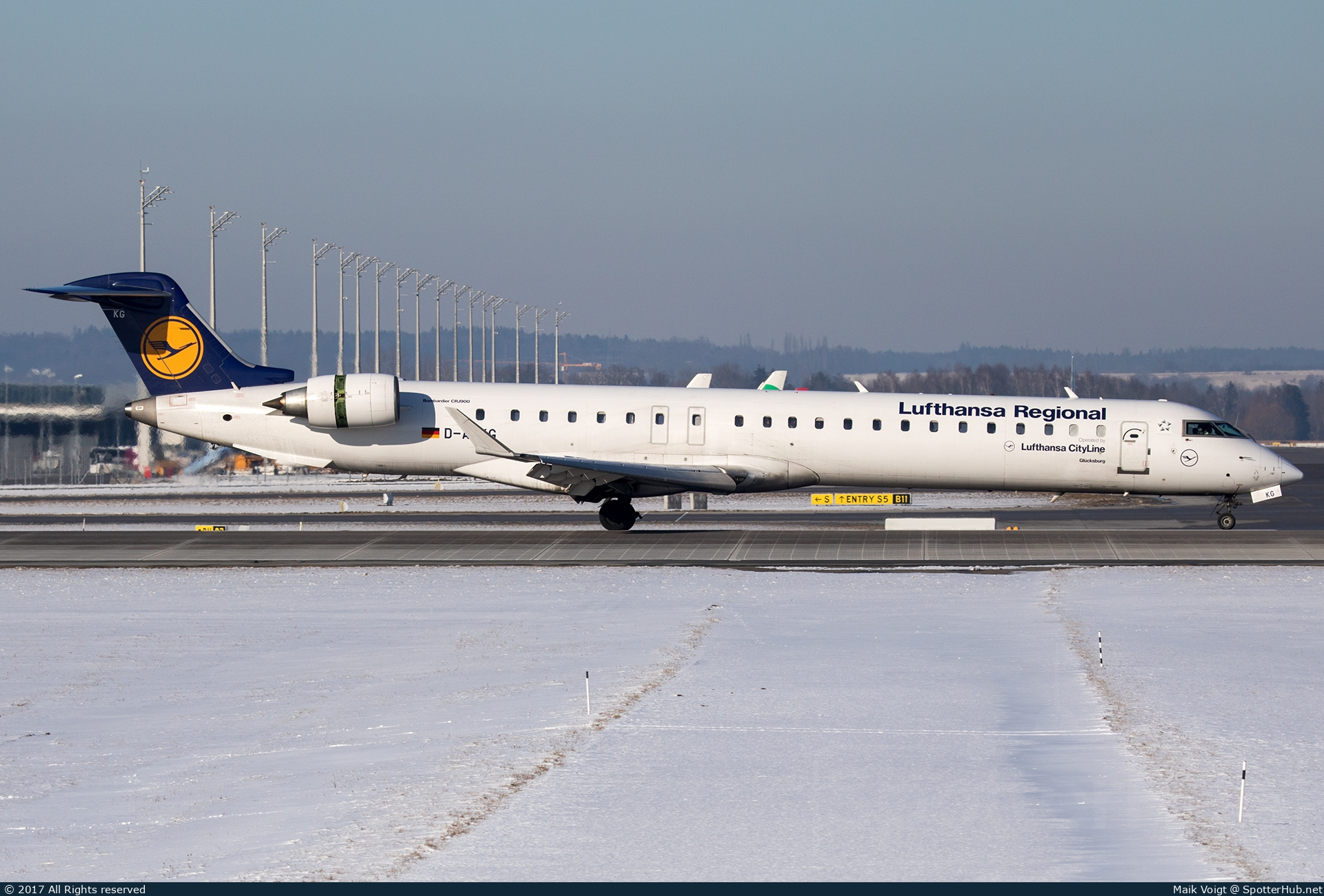 Photo of D-ACKG - Bombardier CRJ-900LR operated by Lufthansa CityLine