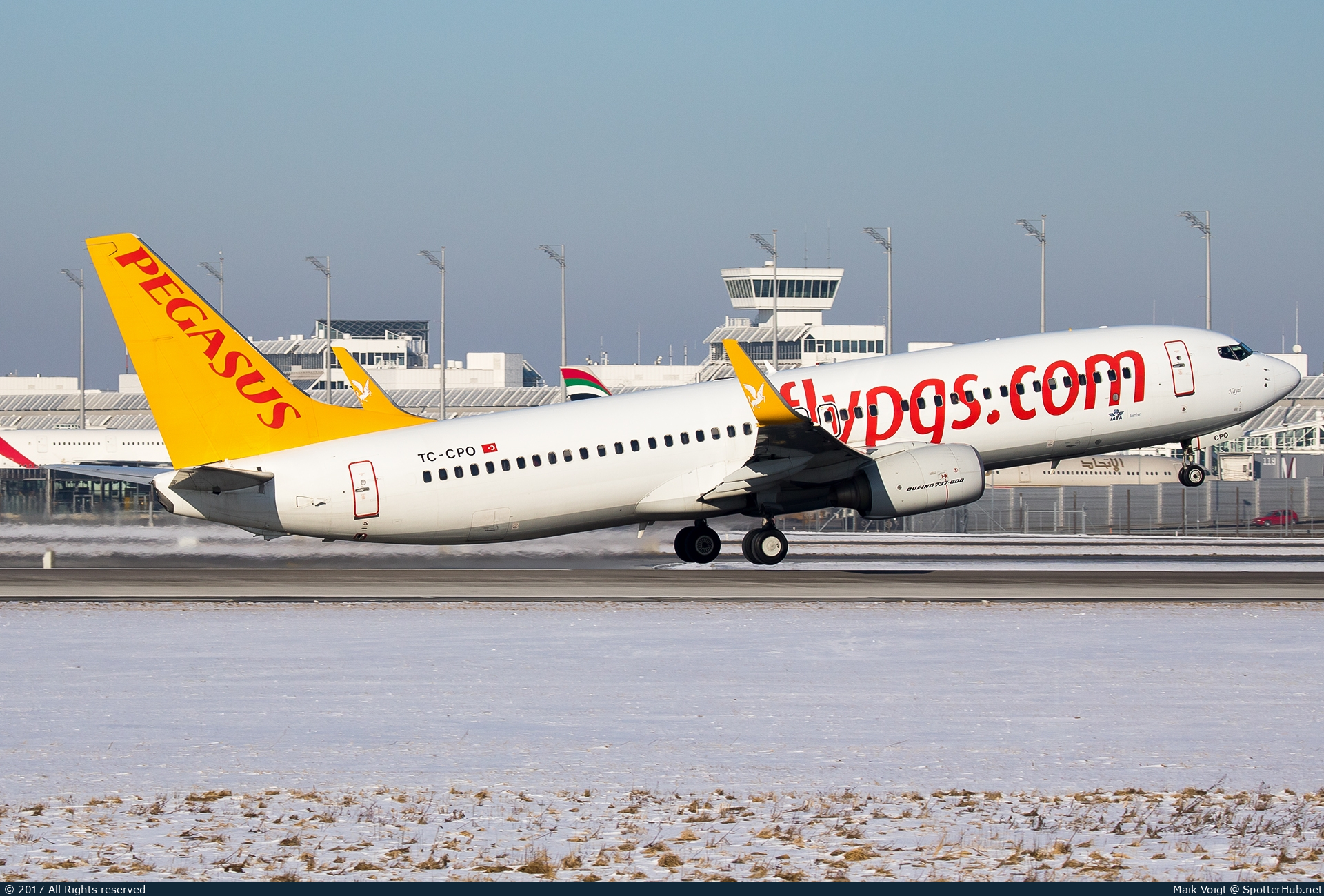Photo of TC-CPO - Boeing 737-8AS operated by Pegasus Airlines