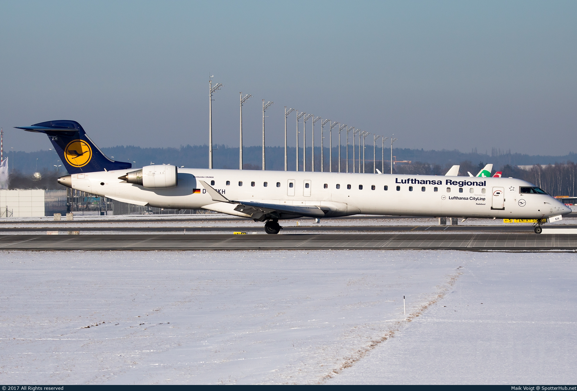 Photo of D-ACKH - Bombardier CRJ-900LR operated by Lufthansa CityLine