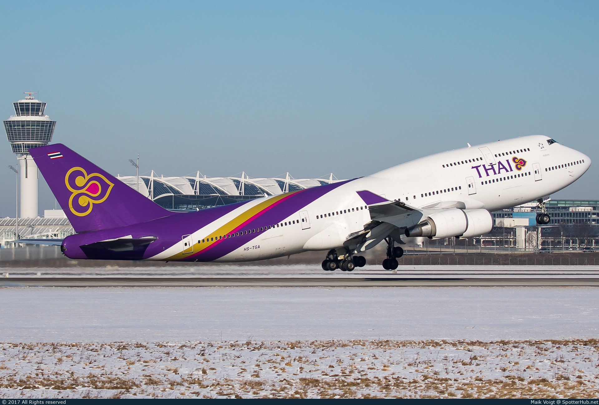 Photo of HS-TGA - Boeing 747-4D7 operated by Thai Airways International