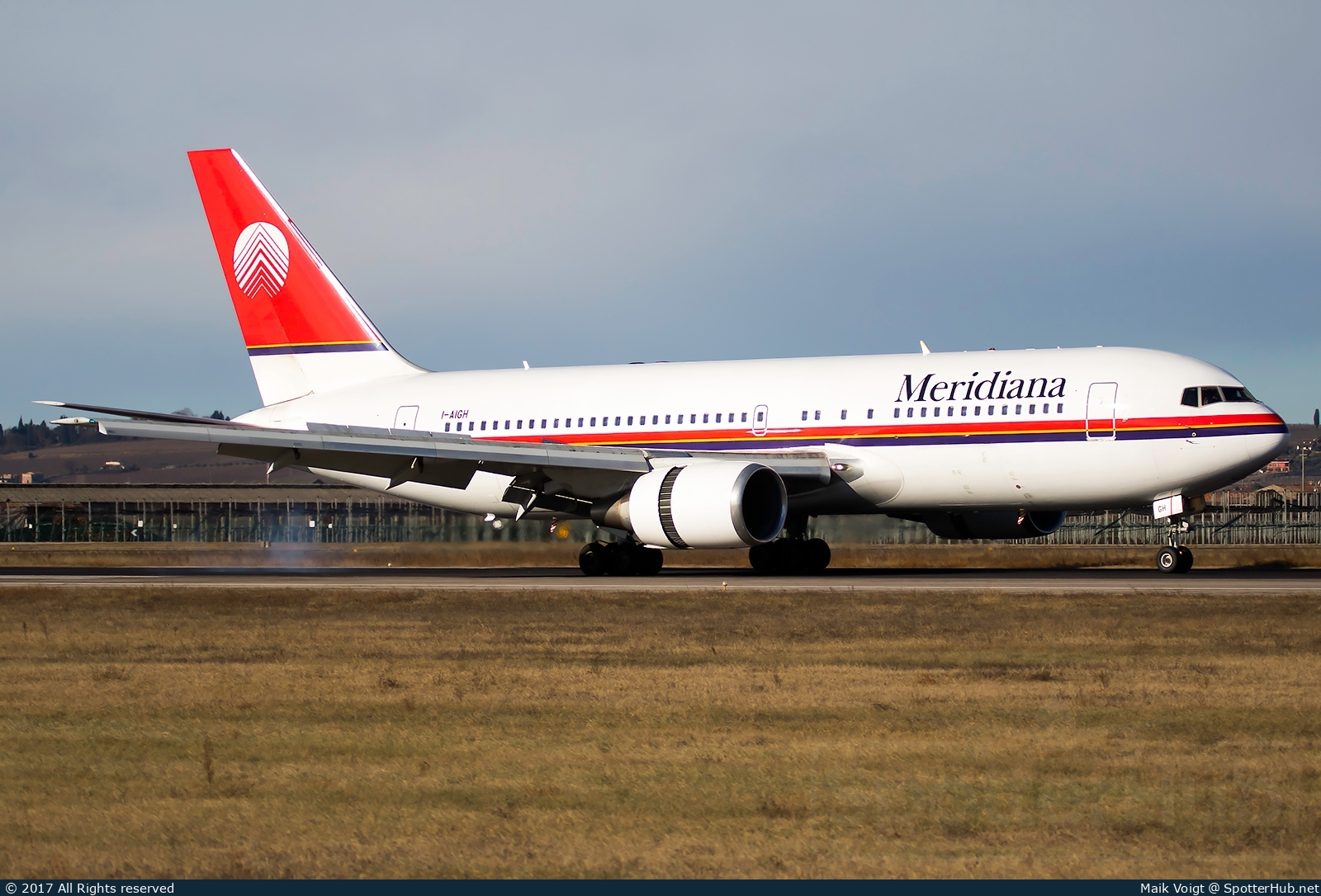 Photo of I-AIGH - Boeing 767-23B(ER) operated by Meridiana