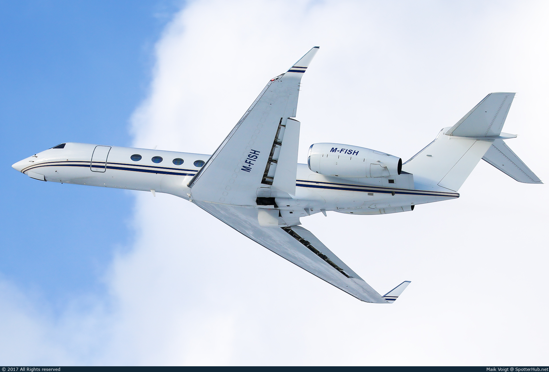 Photo of M-FISH - Gulfstream GV operated by Private