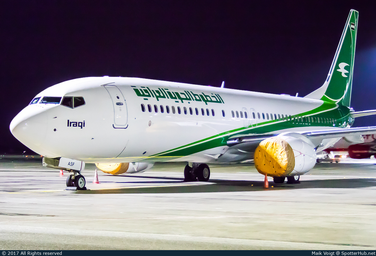 Photo of YI-ASF - Boeing 737-81Z operated by Iraqi Airways