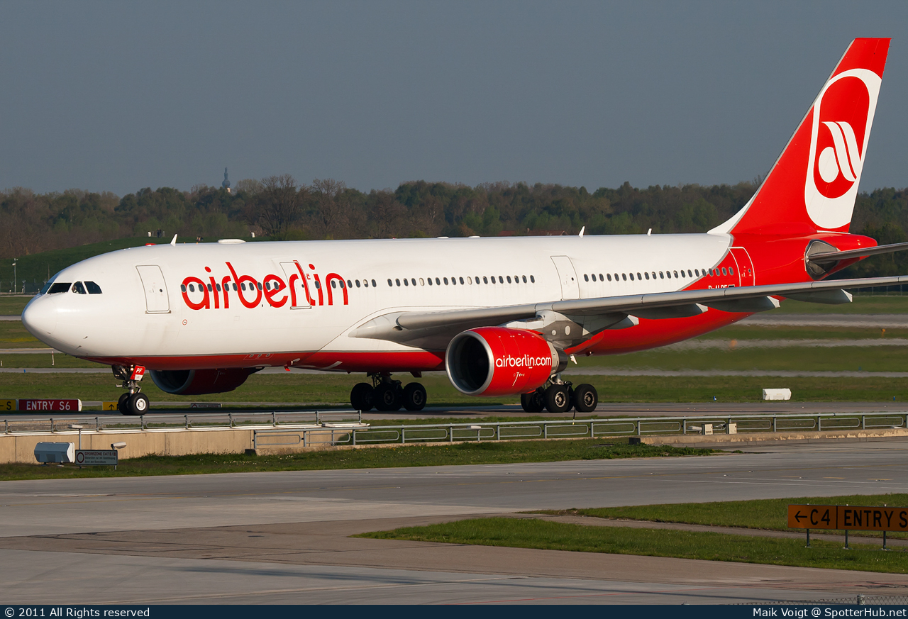 Photo of D-ALPF - Airbus A330-223 operated by Air Berlin
