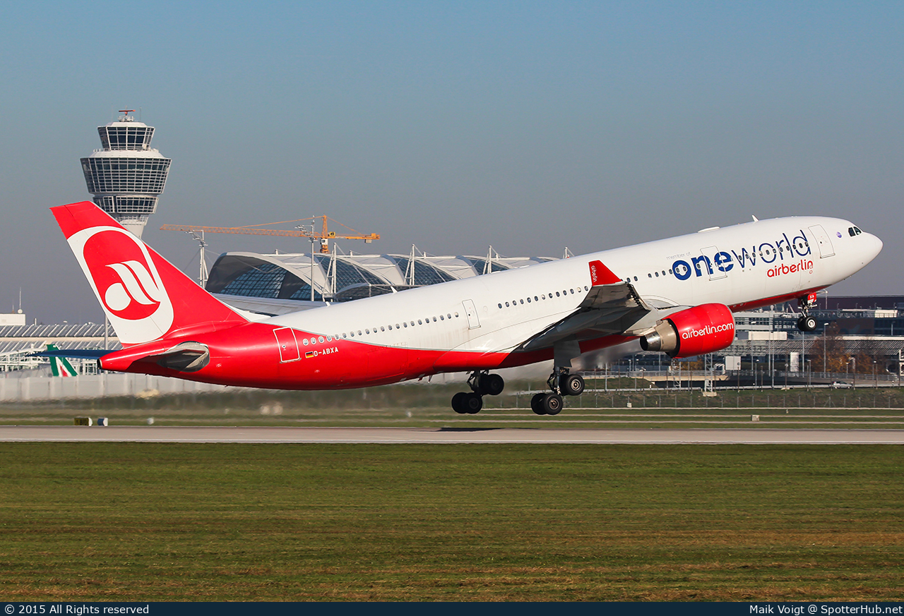 Photo of D-ABXA - Airbus A330-223 operated by Air Berlin