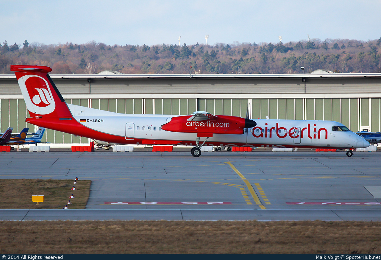 Photo of D-ABQH - Bombardier DHC-8-402 Dash 8 Q400 operated by Air Berlin (opb LGW Luftfahrtgesellschaft Walter)
