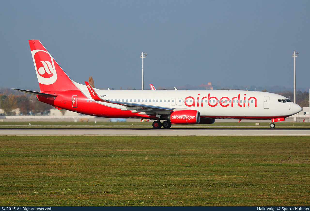 Photo of D-ABMI - Boeing 737-86J operated by Air Berlin