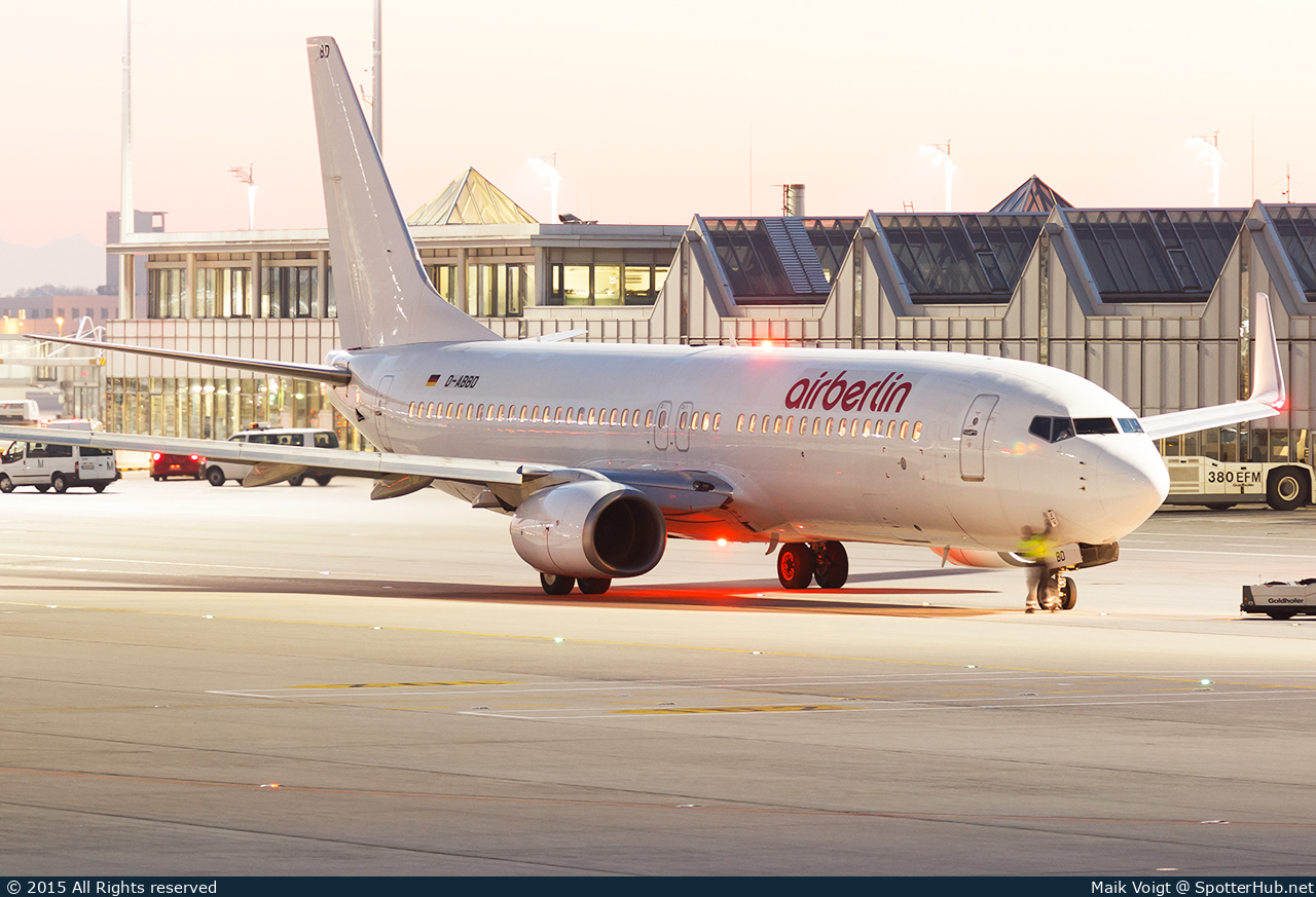 Photo of D-ABBD - Boeing 737-86J operated by Air Berlin