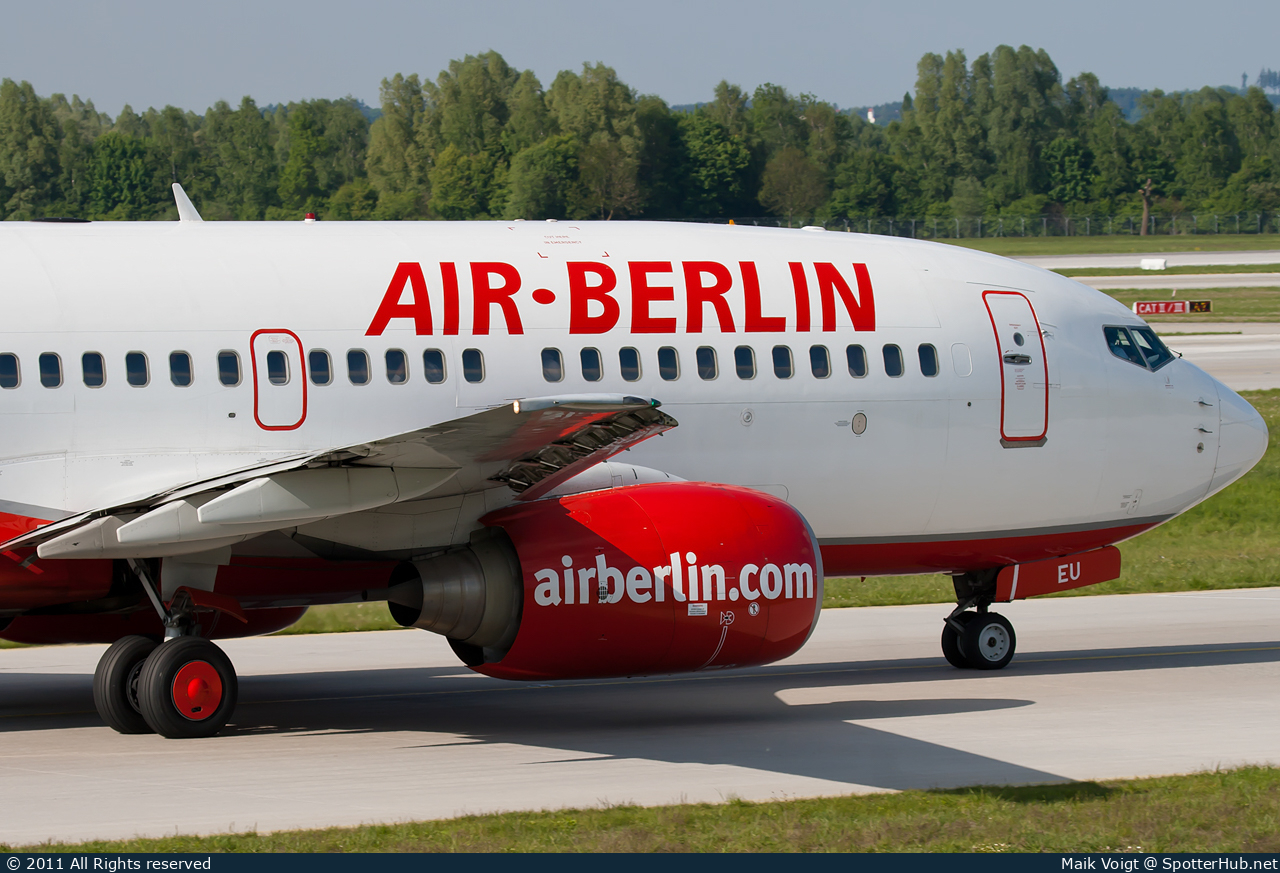 Photo of D-AGEU - Boeing 737-75B operated by Air Berlin (opb Germania)