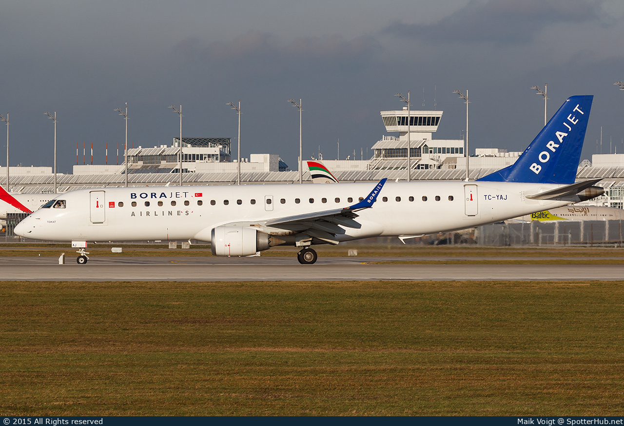 Photo of TC-YAJ - Embraer ERJ-190LR operated by BoraJet