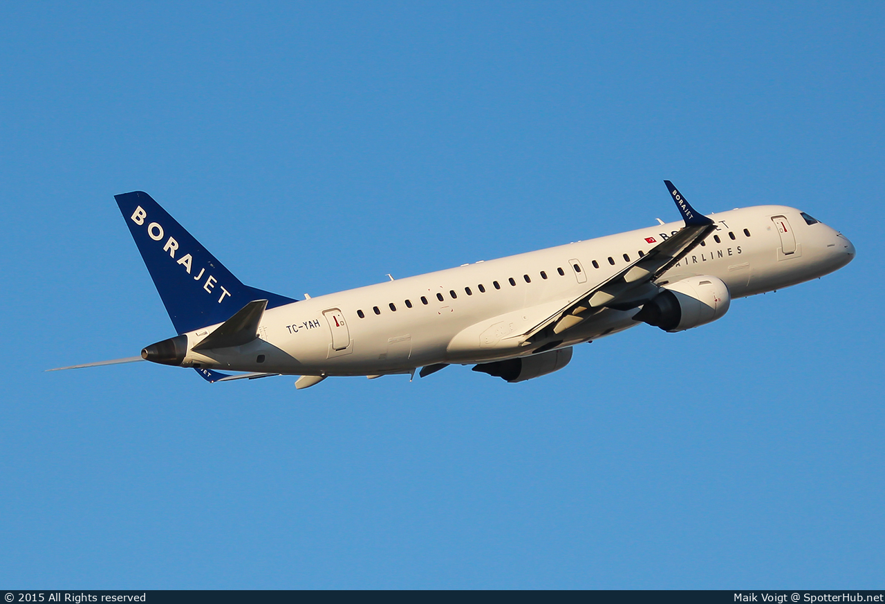Photo of TC-YAH - Embraer ERJ-190LR operated by BoraJet