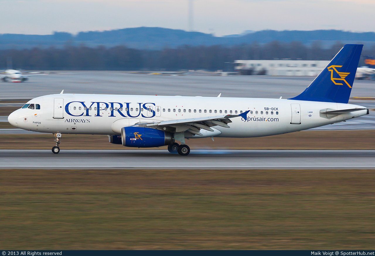 Photo of 5B-DCK - Airbus A320-232 operated by Cyprus Airways