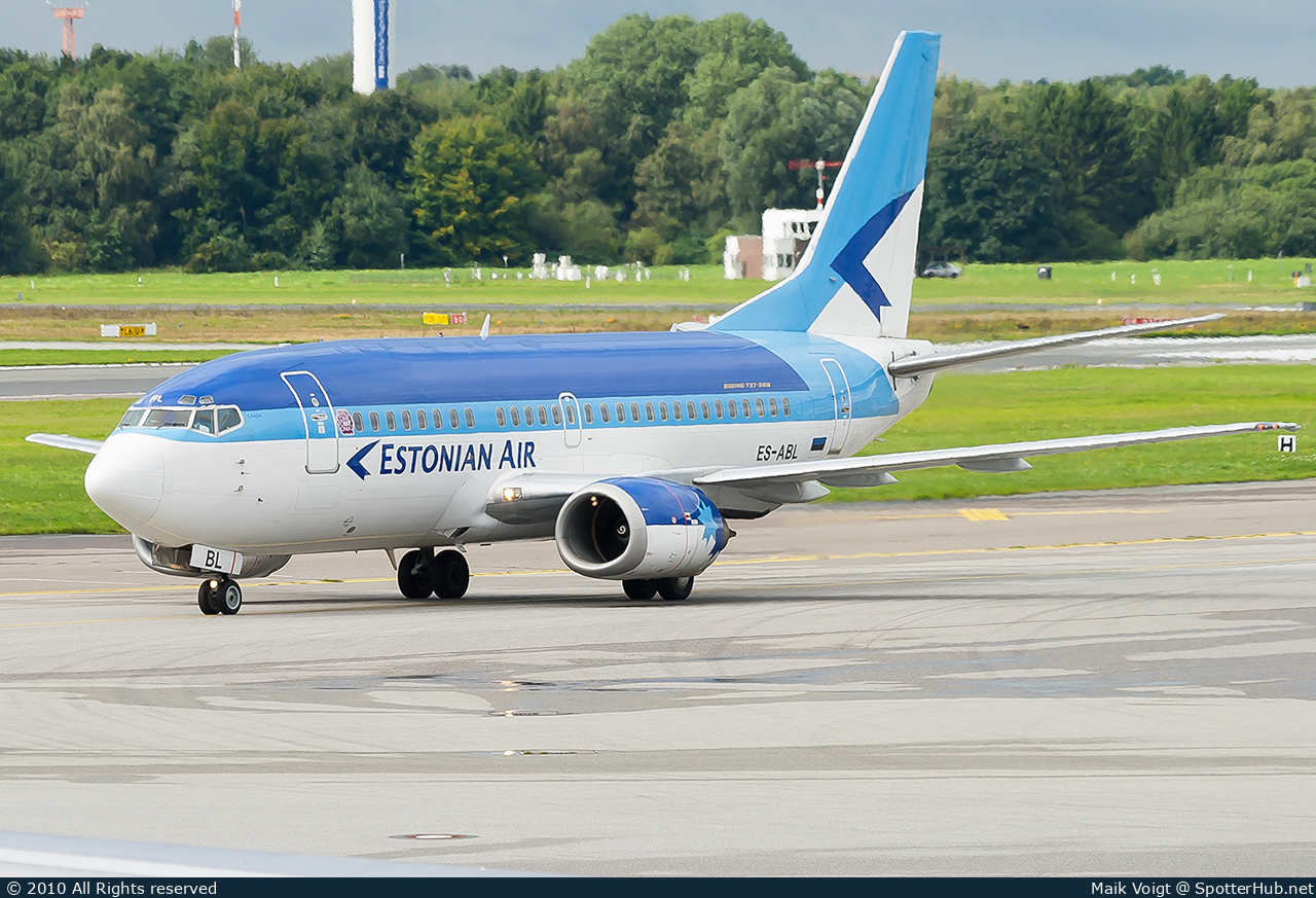 Photo of ES-ABL - Boeing 737-5L9 operated by Estonian Air