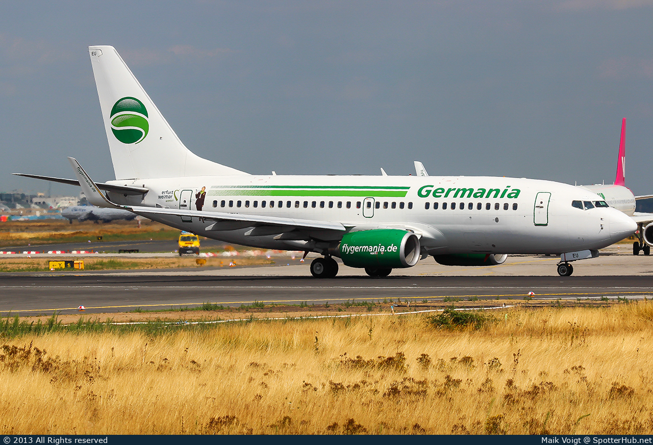 Photo of D-AGEU - Boeing 737-75B operated by Germania