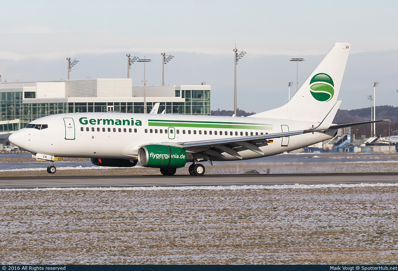 Photo of D-AGEN - Boeing 737-75B operated by Germania