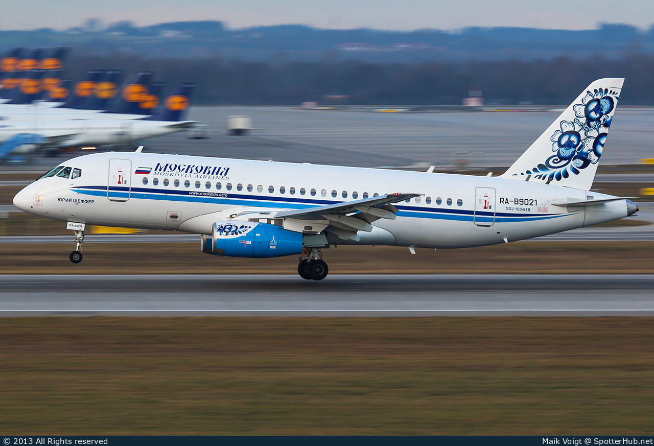 Photo of RA-89021 - Sukhoi Superjet 100-95B operated by Moskovia Airlines