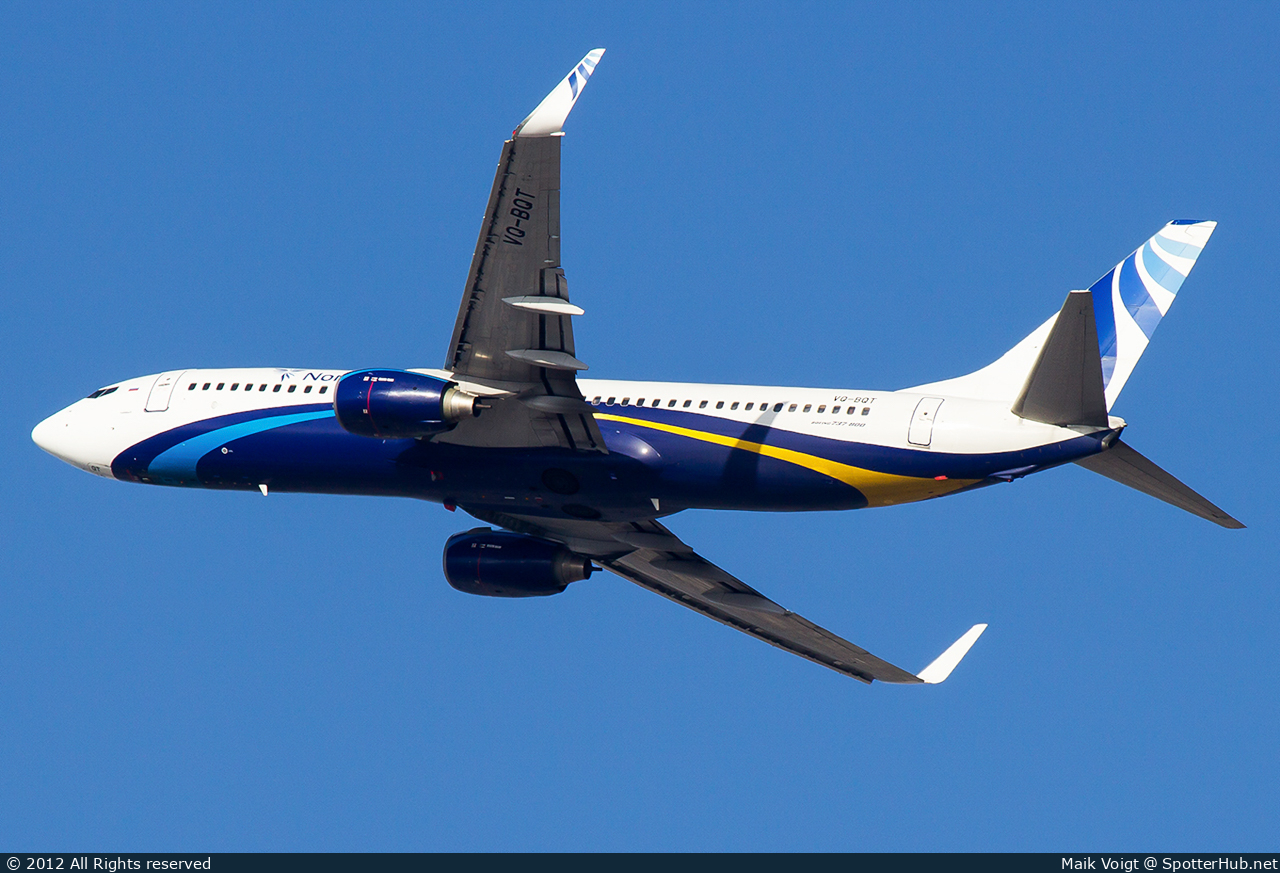 Photo of VQ-BQT - Boeing 737-8AS operated by NordStar