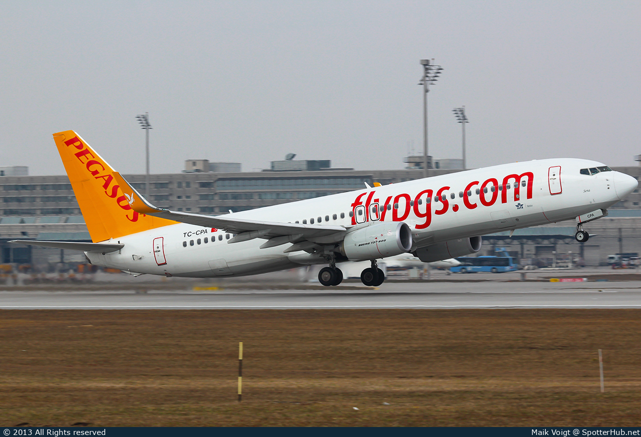 Photo of TC-CPA - Boeing 737-82R operated by Pegasus Airlines