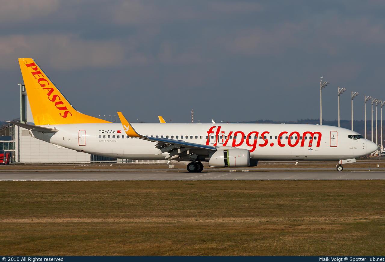 Photo of TC-AAV - Boeing 737-82R operated by Pegasus Airlines