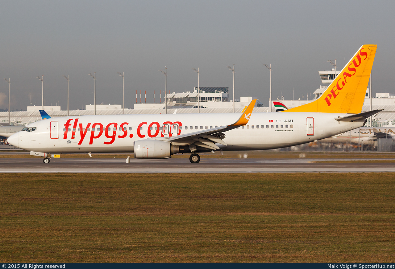 Photo of TC-AAU - Boeing 737-82R operated by Pegasus Airlines