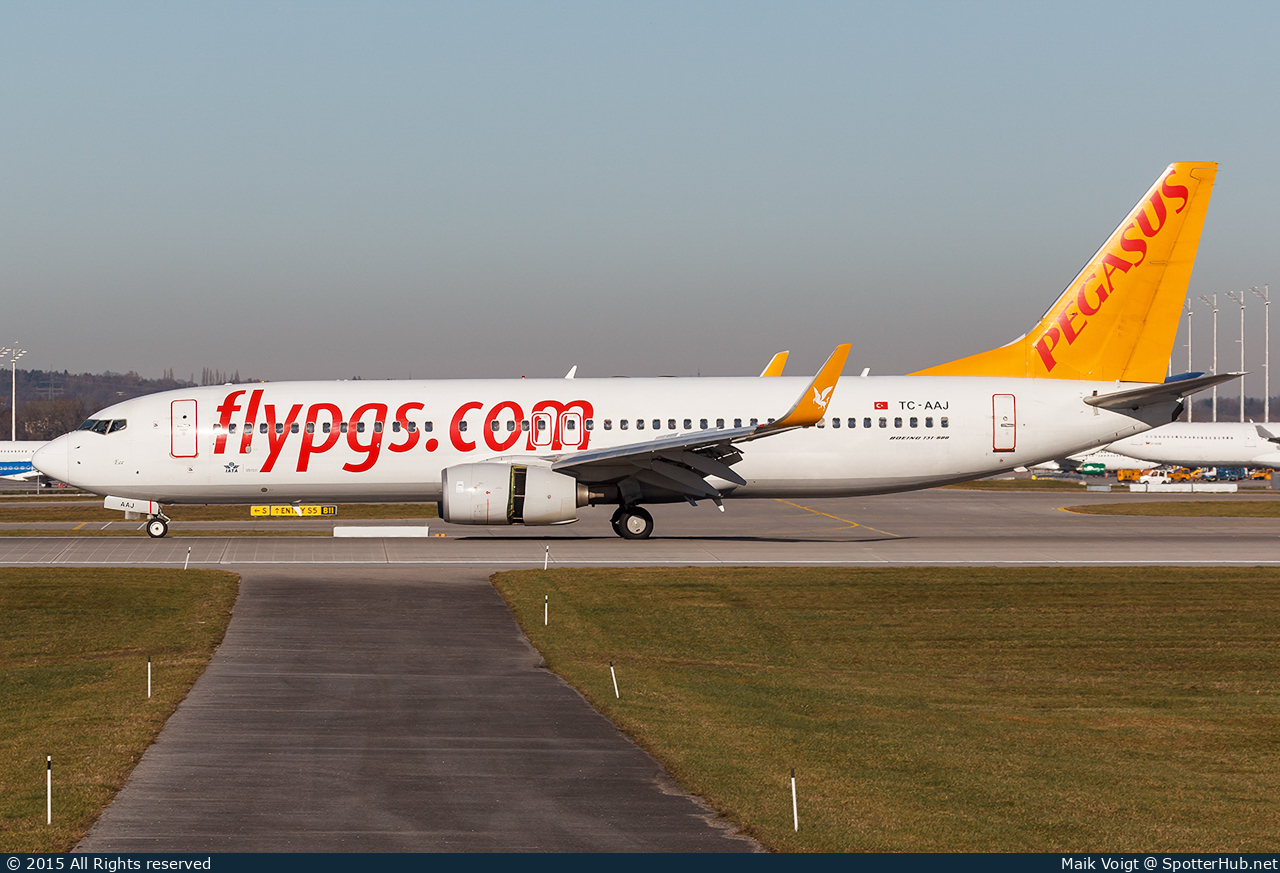 Photo of TC-AAJ - Boeing 737-82R operated by Pegasus Airlines