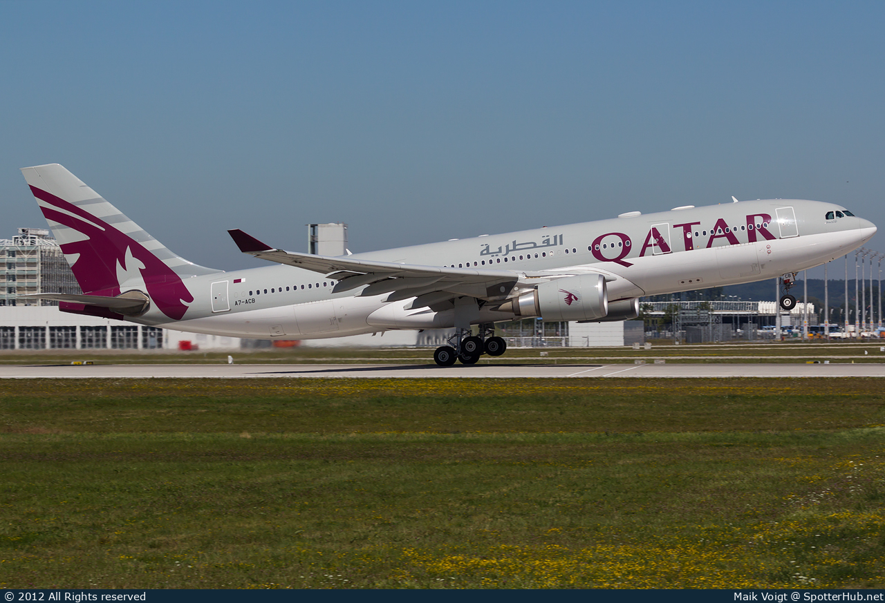 Photo of A7-ACB - Airbus A330-202 operated by Qatar Airways