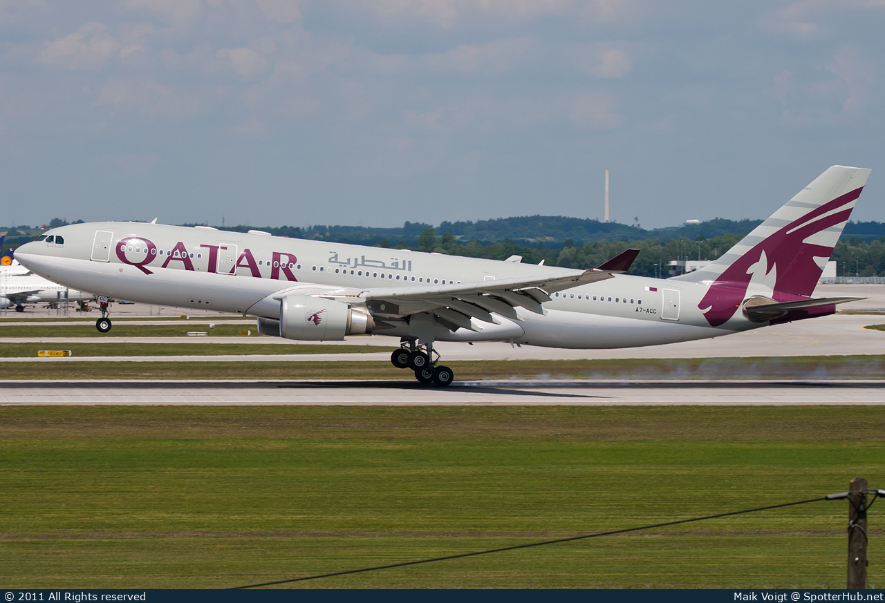 Photo of A7-ACC - Airbus A330-202 operated by Qatar Airways