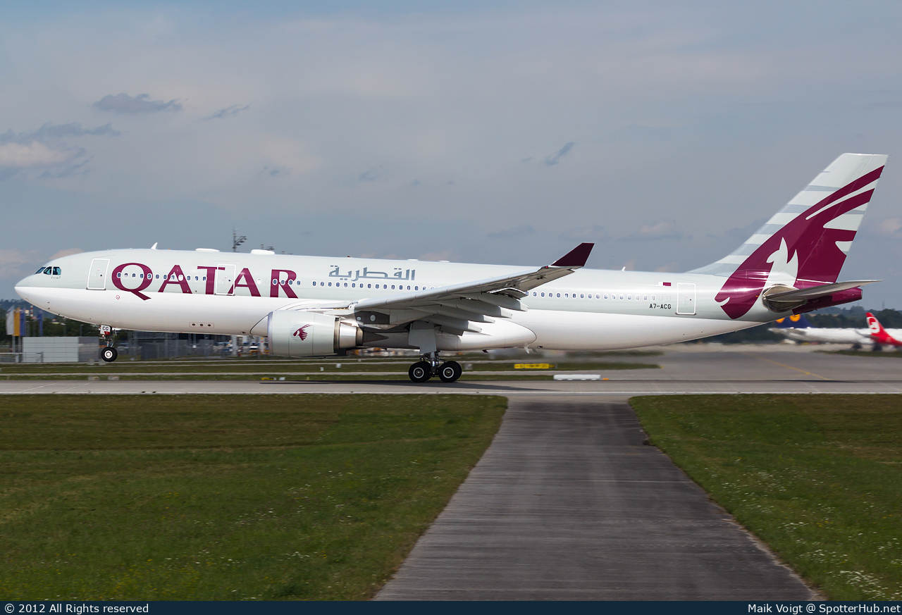 Photo of A7-ACG - Airbus A330-202 operated by Qatar Airways