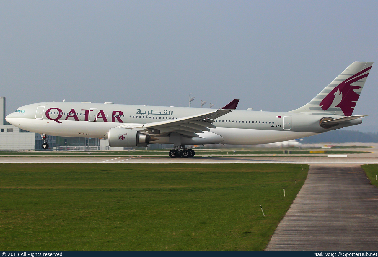 Photo of A7-ACJ - Airbus A330-202 operated by Qatar Airways