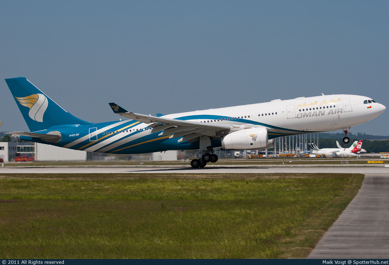 Photo of A4O-DF - Airbus A330-243 operated by Oman Air