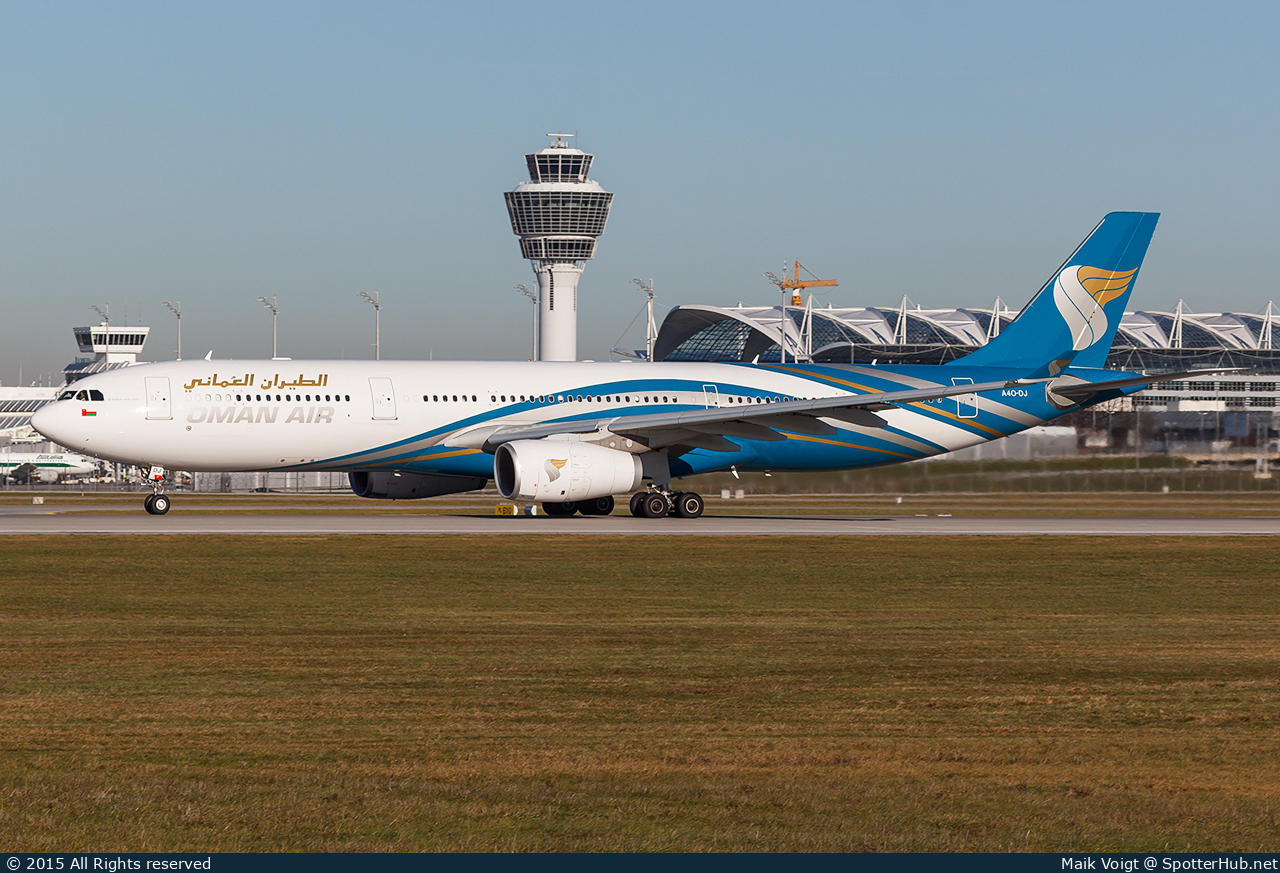 Photo of A4O-DJ - Airbus A330-343 operated by Oman Air