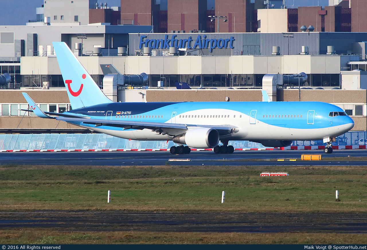 Photo of D-ATYG - Boeing 767-304(ER) operated by TUIfly
