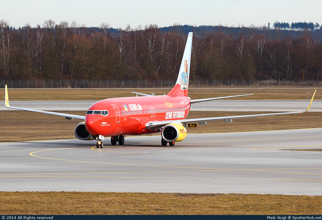 Photo of D-AHFZ - Boeing 737-8K5 operated by TUIfly