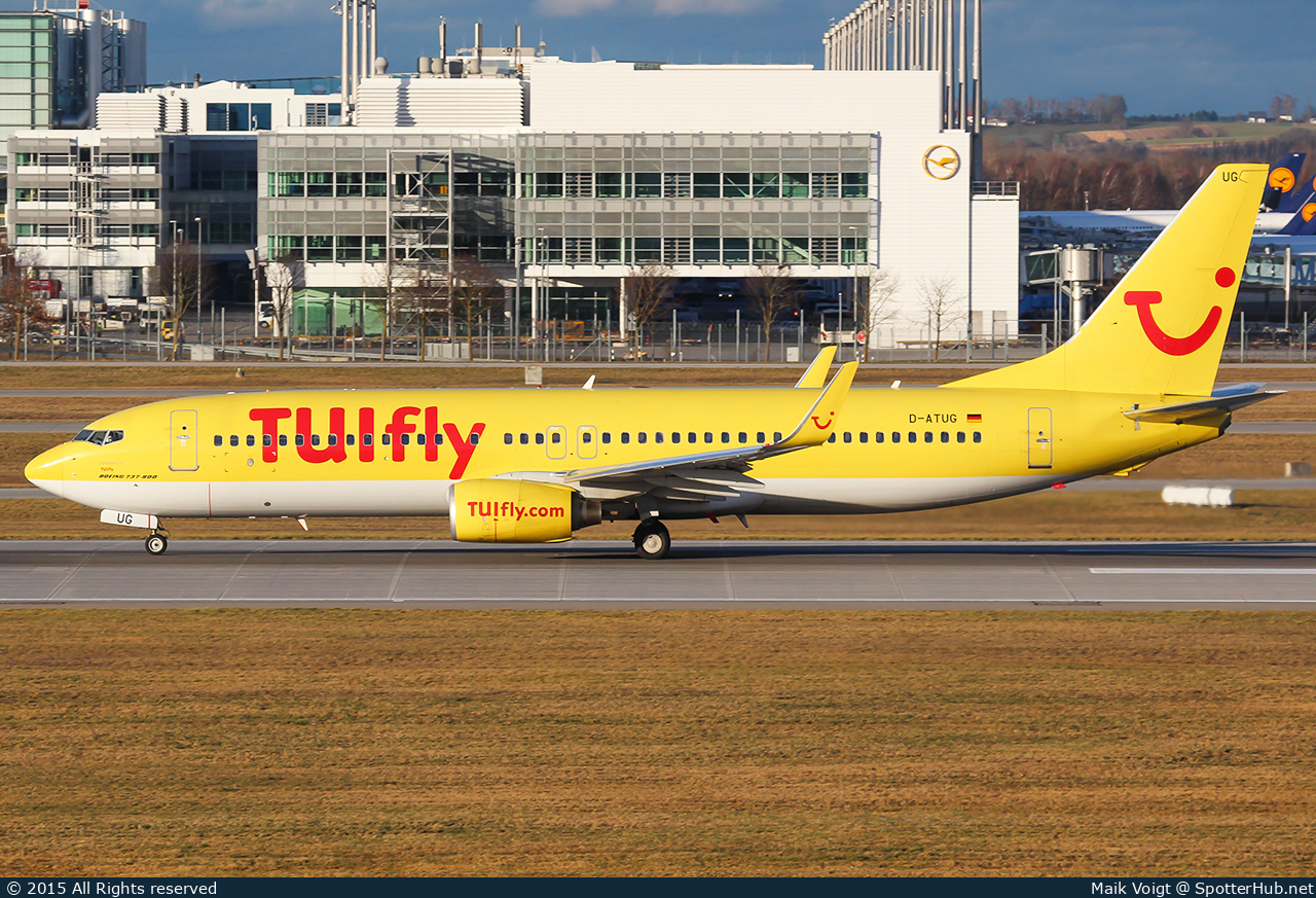 Photo of D-ATUG - Boeing 737-8K5 operated by TUIfly