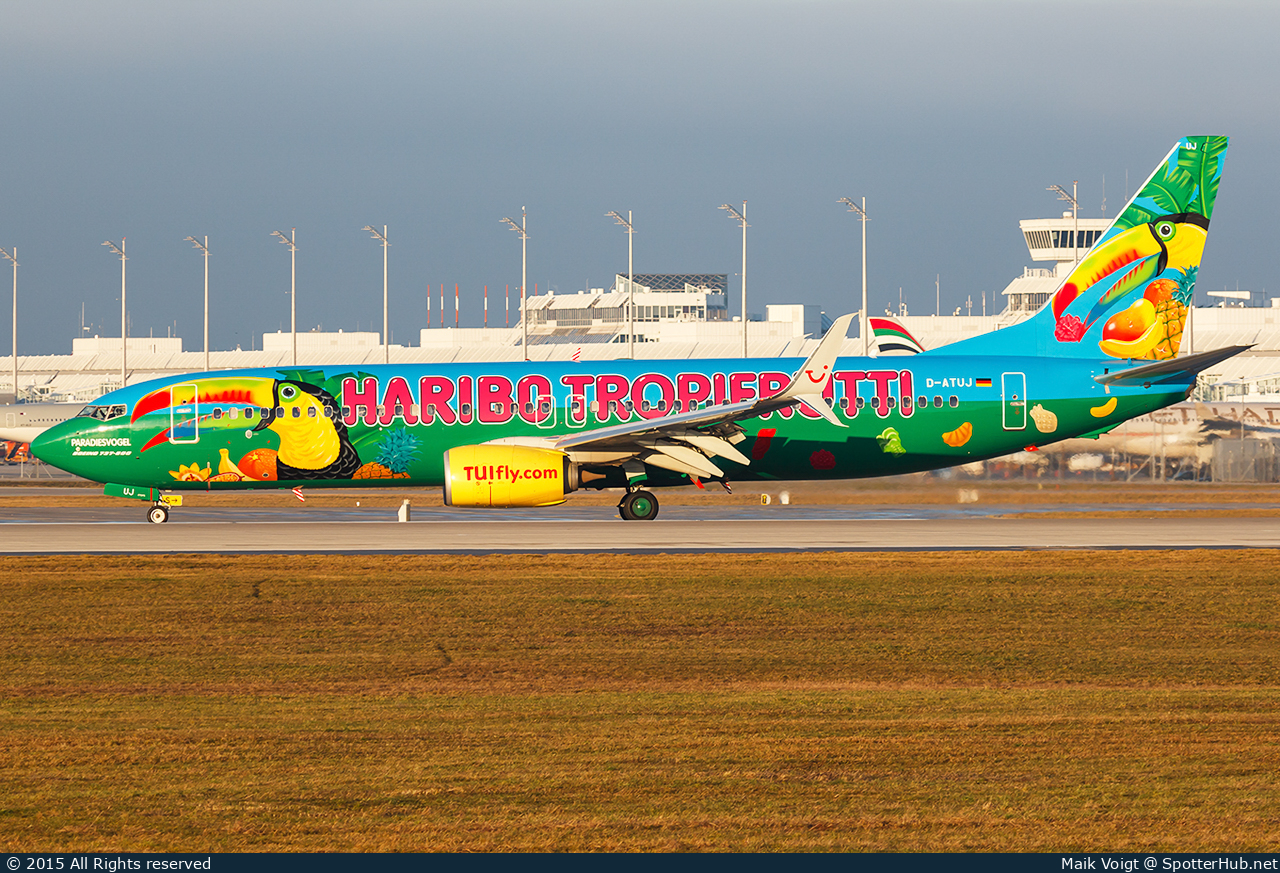 Photo of D-ATUJ - Boeing 737-8K5 operated by TUIfly