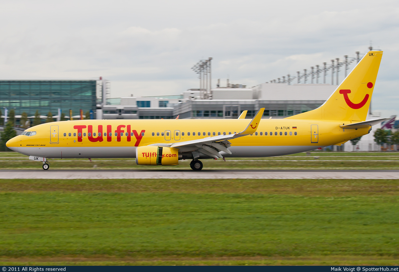 Photo of D-ATUK - Boeing 737-8K5 operated by TUIfly