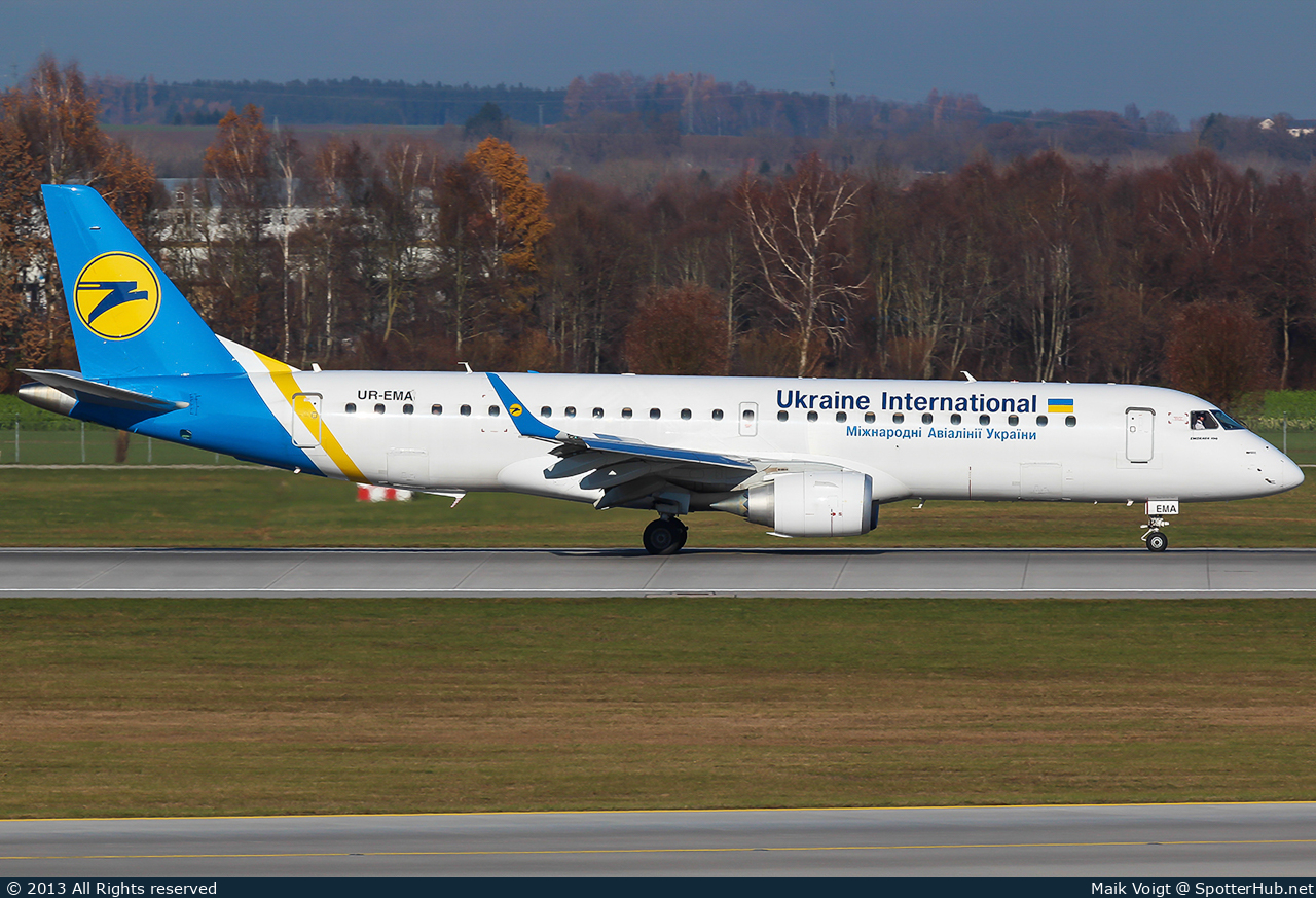 Photo of UR-EMA - Embraer ERJ-190STD operated by Ukraine International Airlines