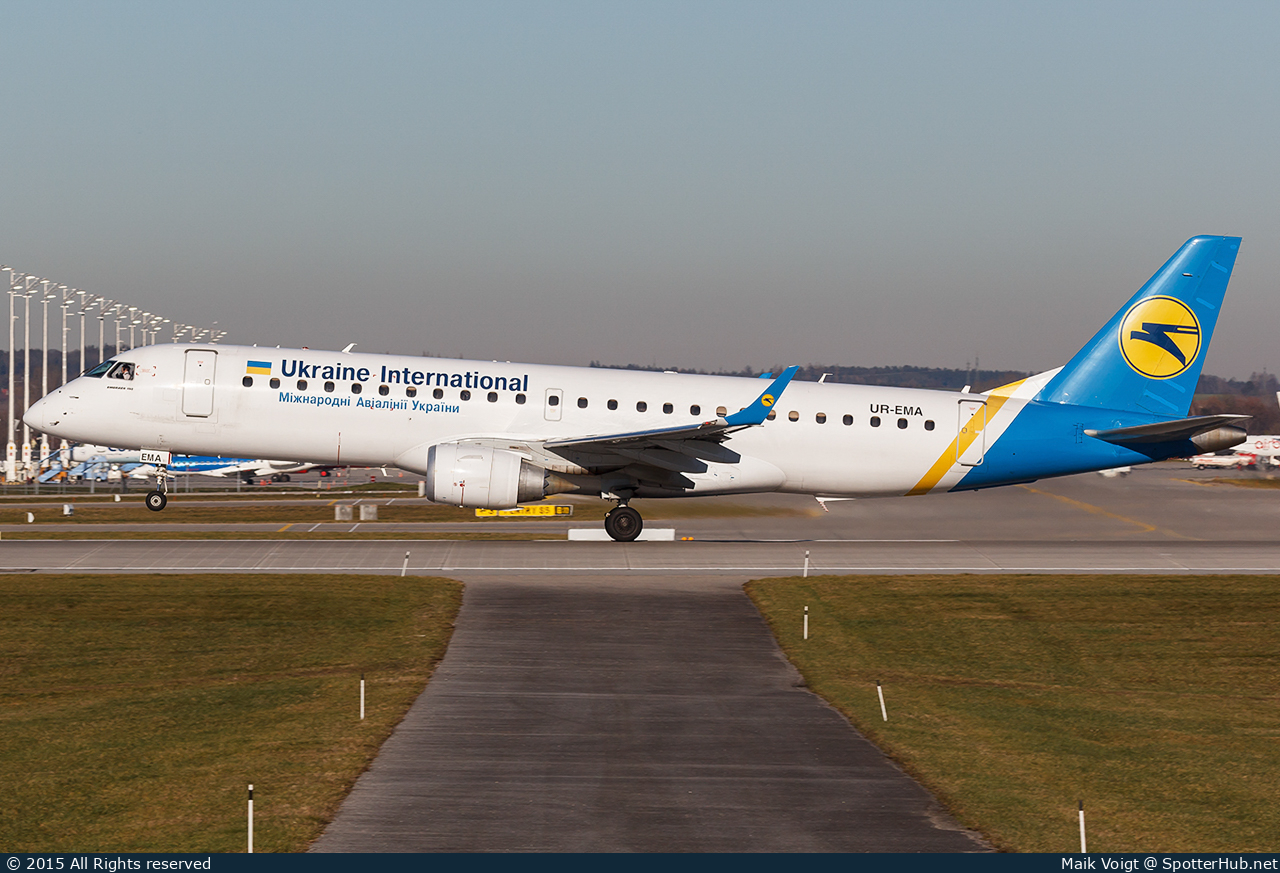 Photo of UR-EMA - Embraer ERJ-190STD operated by Ukraine International Airlines