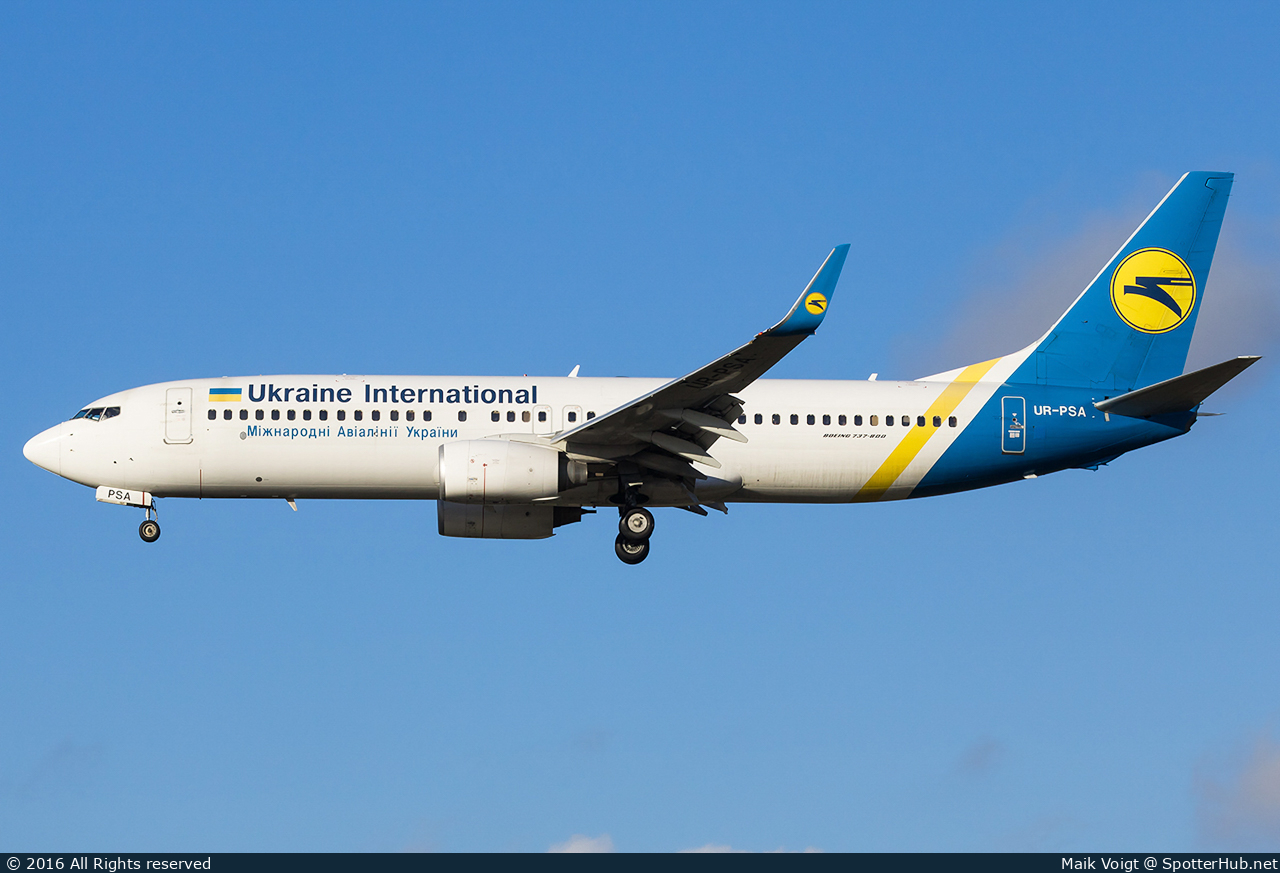 Photo of UR-PSA - Boeing 737-8HX operated by Ukraine International Airlines