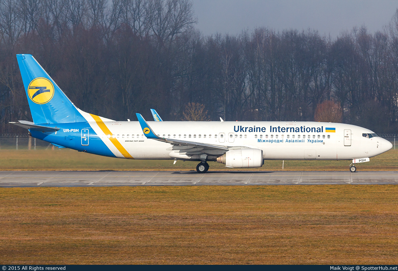 Photo of UR-PSH - Boeing 737-85R operated by Ukraine International Airlines