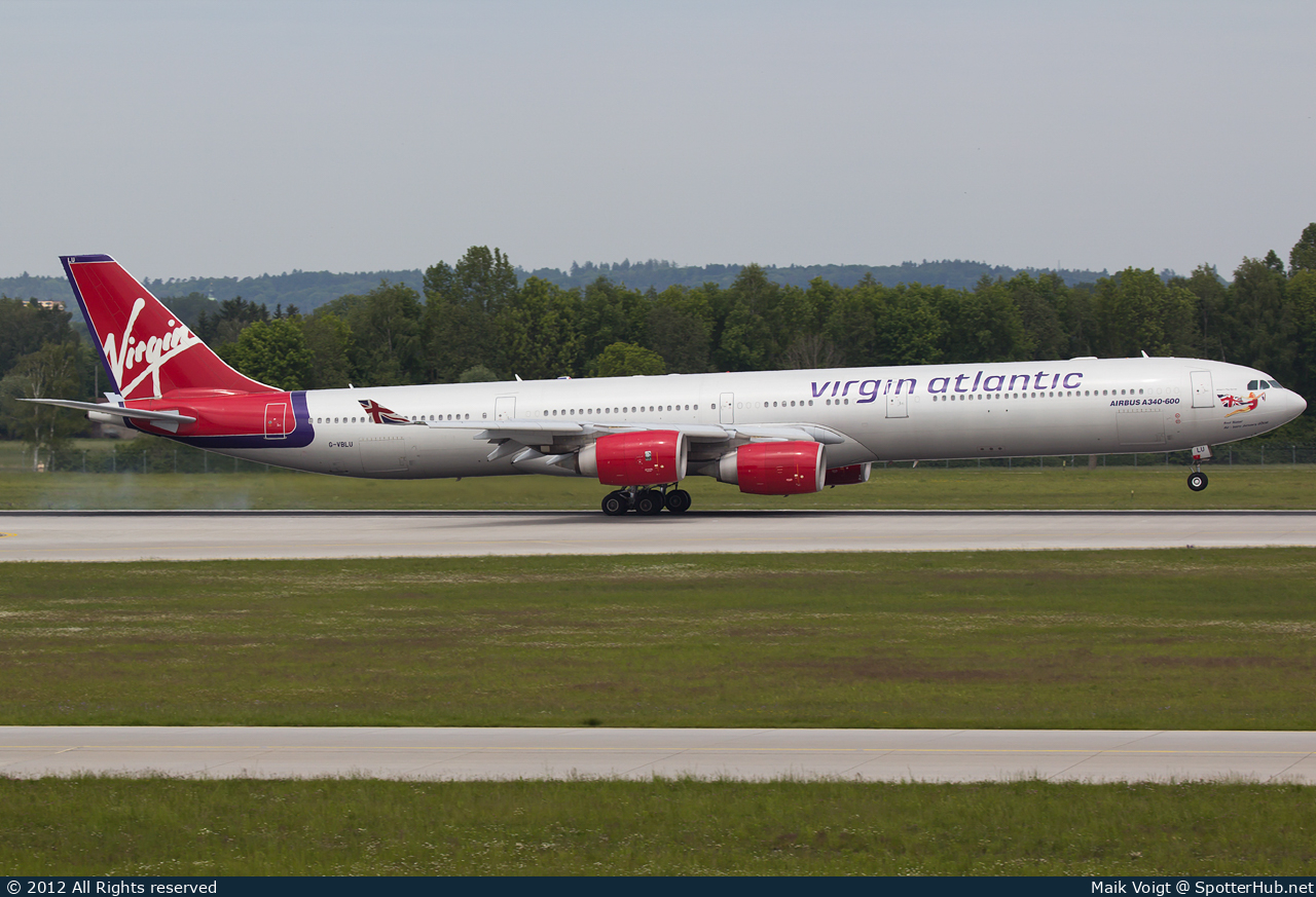 Photo of G-VBLU - Airbus A340-642 operated by Virgin Atlantic Airways
