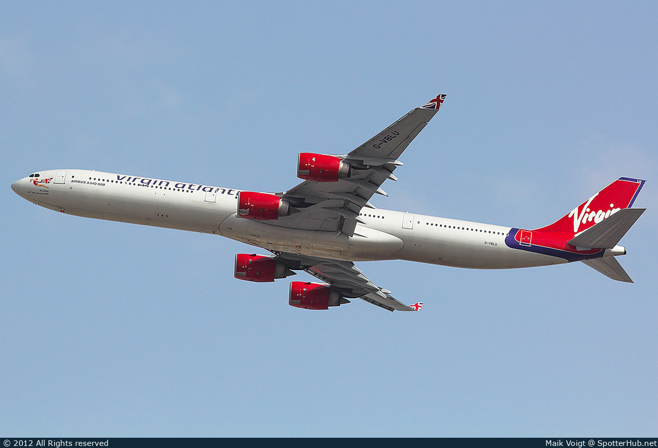 Photo of G-VBLU - Airbus A340-642 operated by Virgin Atlantic Airways
